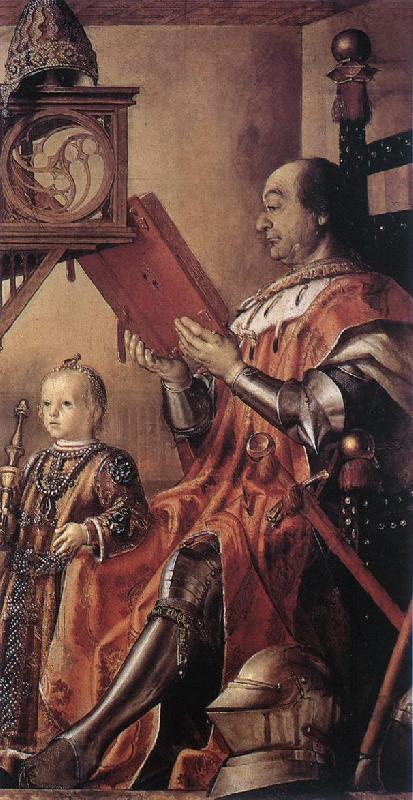 BERRUGUETE, Pedro Prince Federico da Montefeltro and his Son China oil painting art